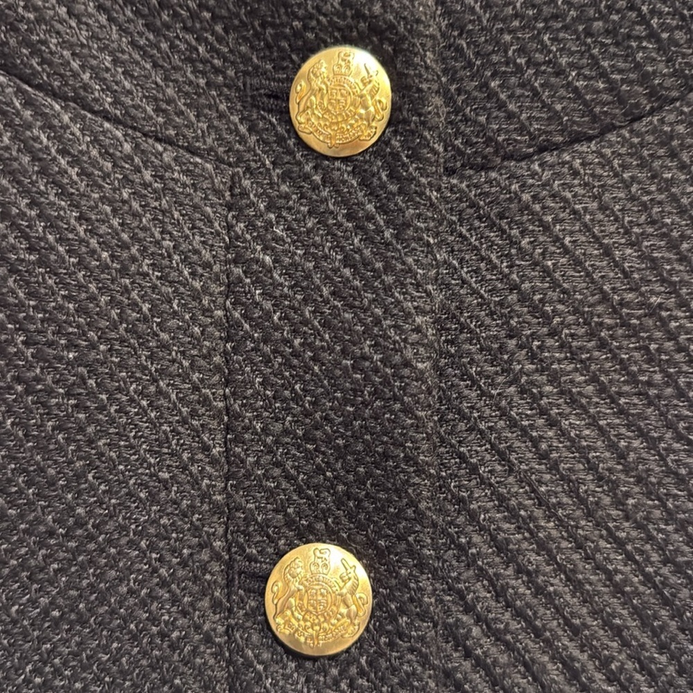 New J Crew Tweed Lady Jacket black - Picture 2 of 5